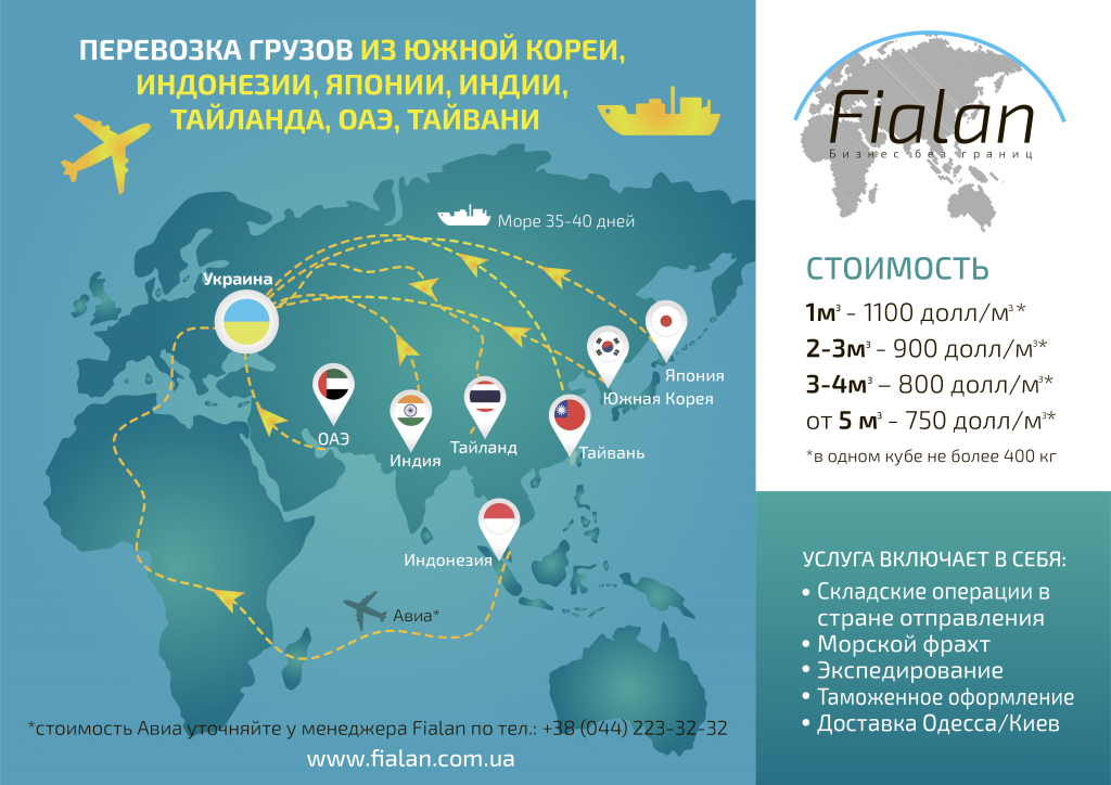 Доставка грузов из стран Азиатско-Тихоокеанского региона